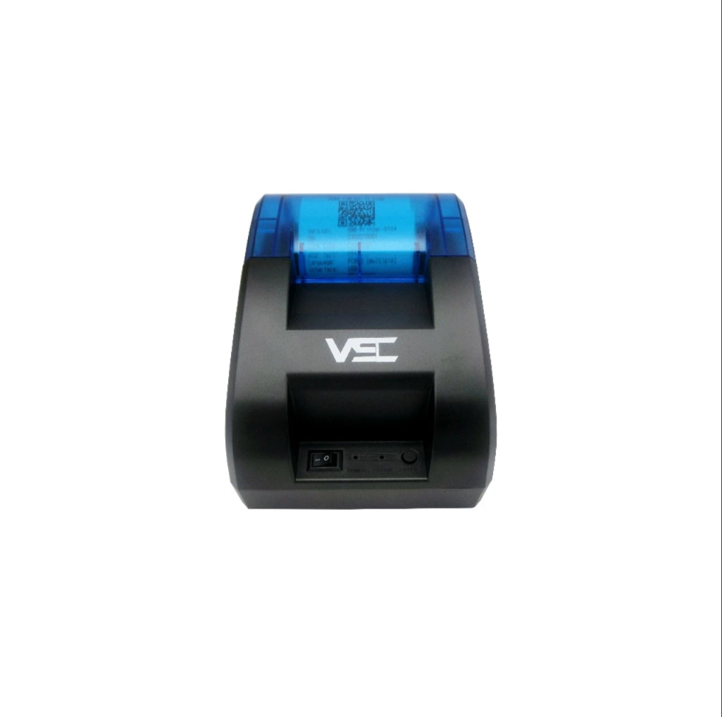 Mini Printer Thermal Bluetooth VSC TM-58V 58mm RPP02 - RJ-11 - Support Moka Gobiz Grab Semua Apps